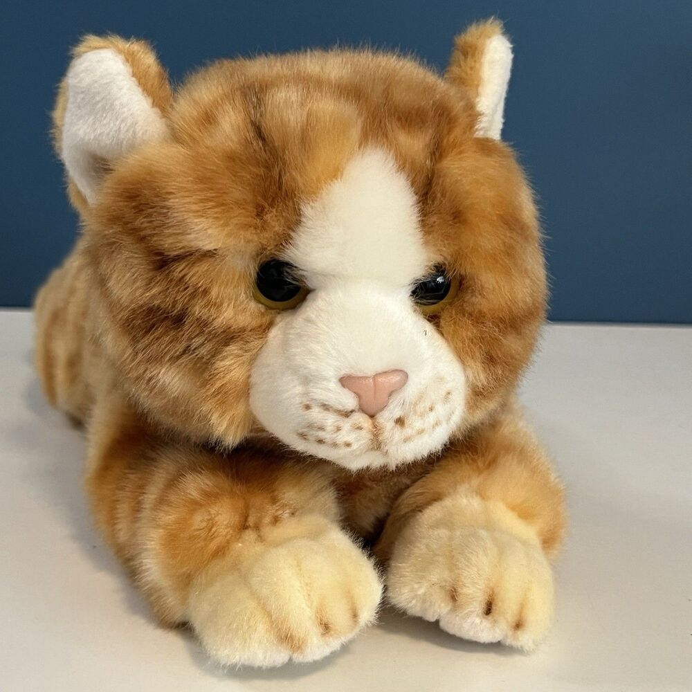 WILDLIFE ADVENTURES Bring Home the Adventure 7PLSH307 Plush Toy ORANGE TABBY 12"